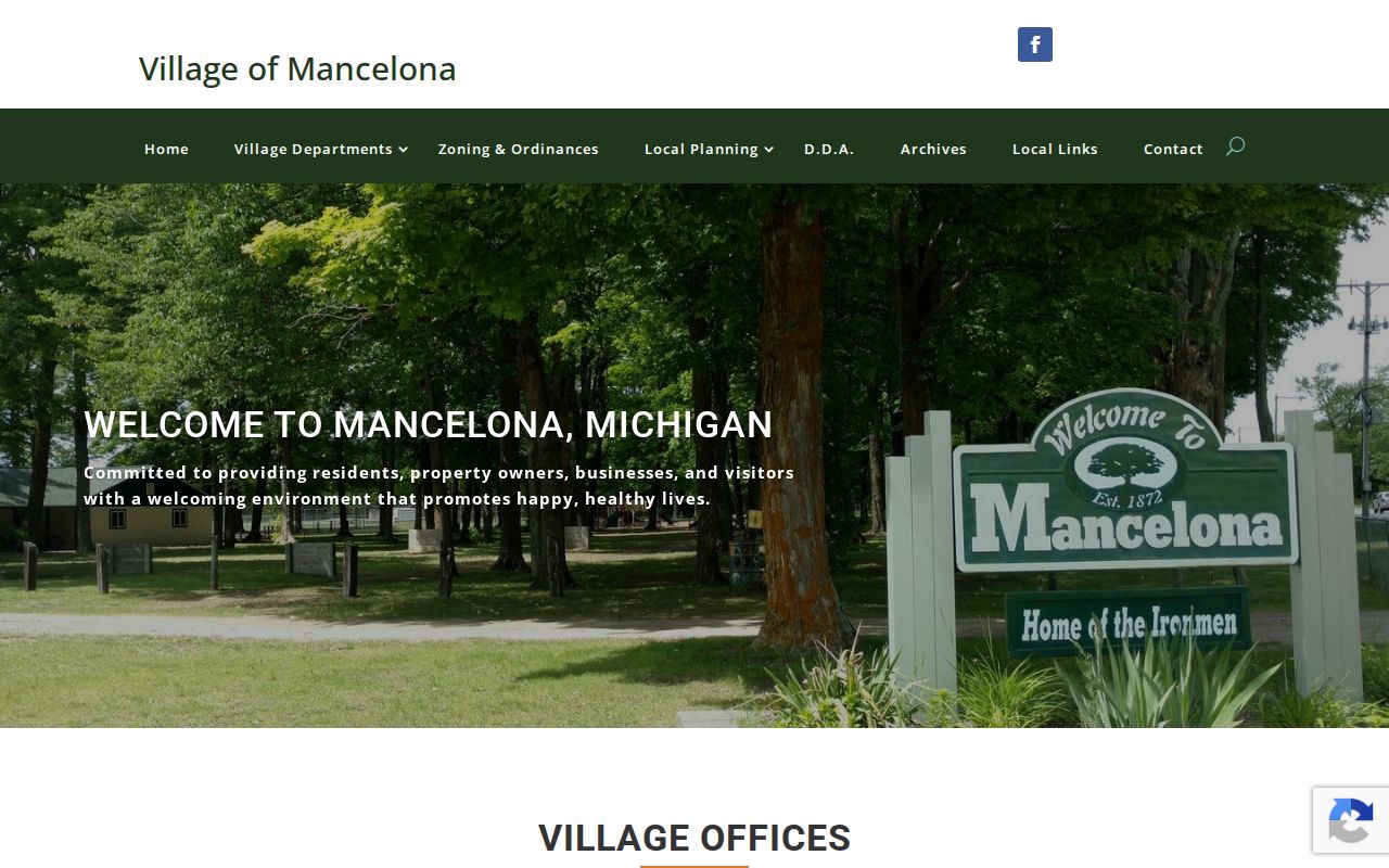Official Village of Mancelona website and village services